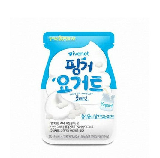 IVENET Bebe Finger Yogurt Snack Plain (20g) - CoKoYam