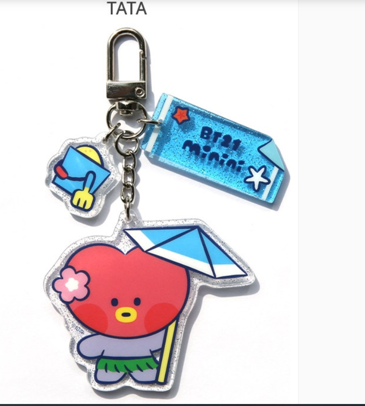 BT21 ACYLIC KEYRING SUMMER SKY