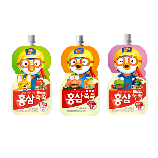 Paldo Pororo Red Ginseng Combo (100ml x 3) - CoKoYam