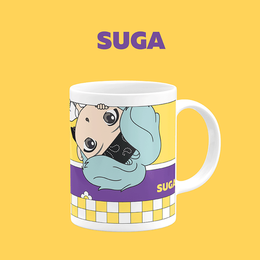 BTS TinyTAN Peek A Boo Mug Cup - Suga - COKOYAM