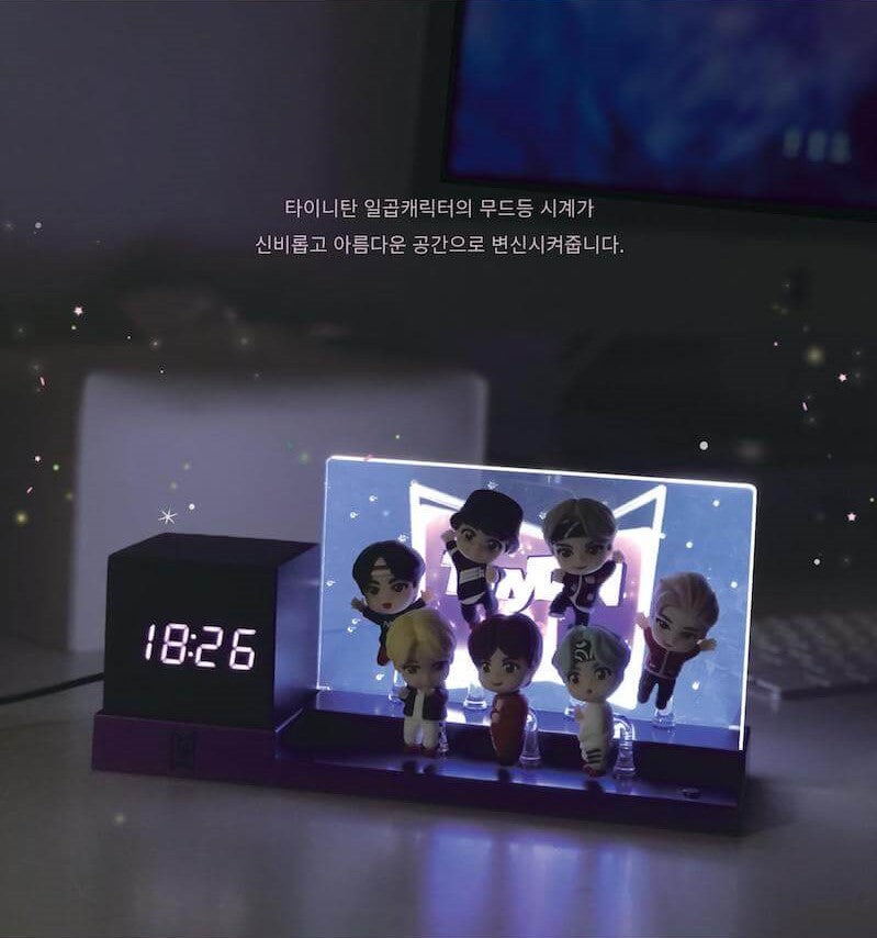 [BTS] TinyTan Magic Diorama Light Clock - COKOYAM