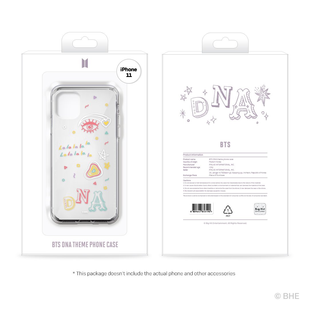 BTS DNA Clear TPU iPhone 11 Case - COKOYAM