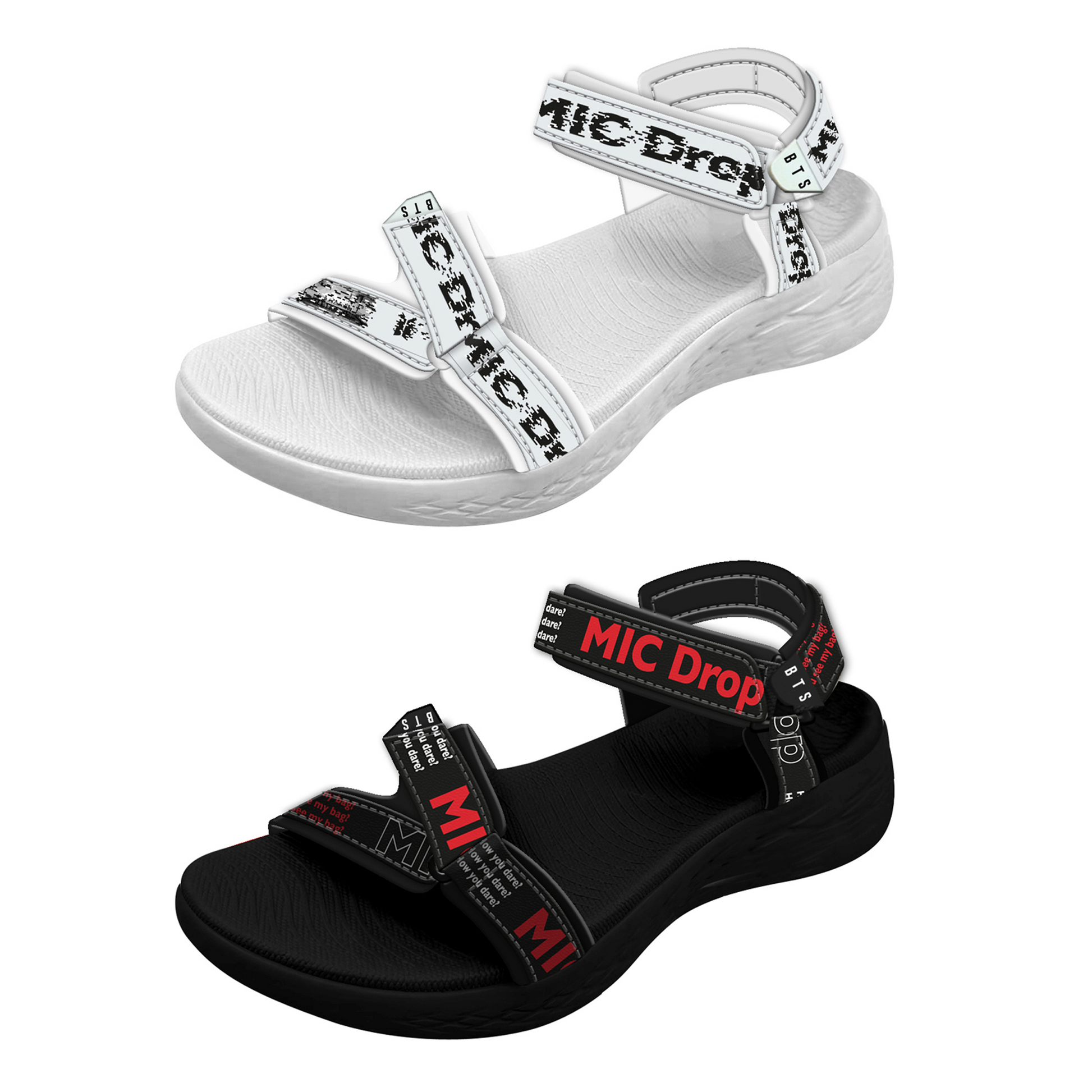 BTS Mic Drop Series Sandals - Aquarius - COKOYAM