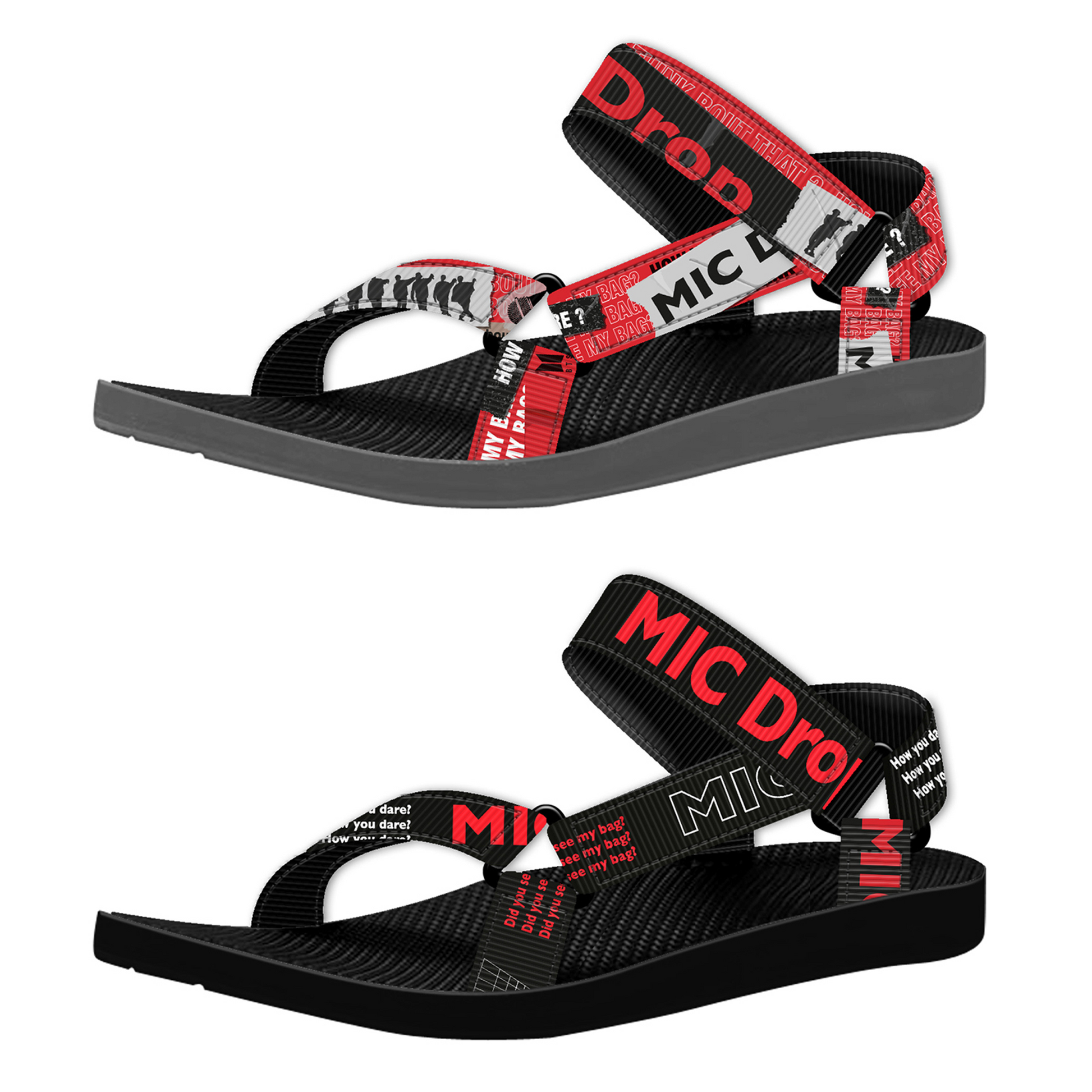 BTS Mic Drop Series Sandals - Pisces - COKOYAM