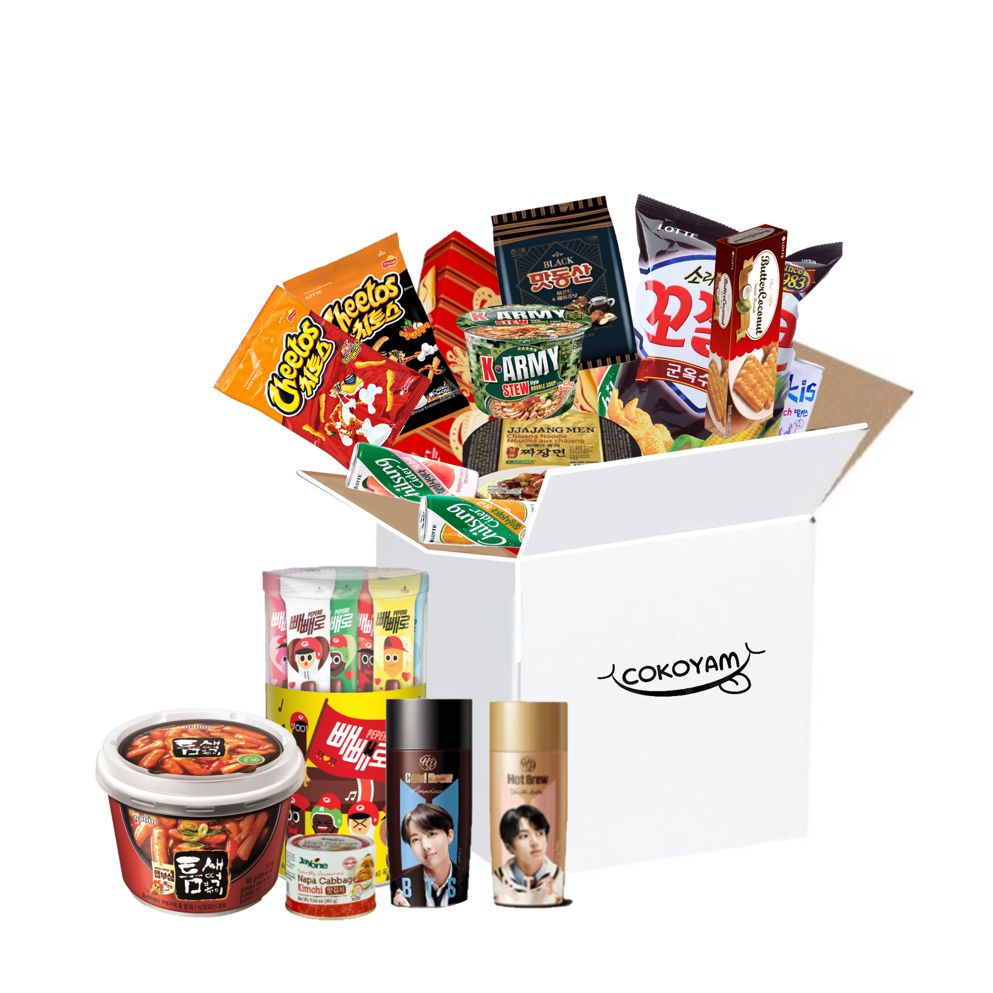 COKOYAM 2021 New BTS Care Korean Special Snack Gift Box (3 Options) - [Discounted Item] - COKOYAM