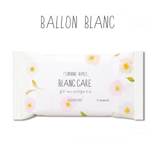 Ballon Blanc Blanc Care Feminine Wipes 10 sheets (48g) - CoKoYam