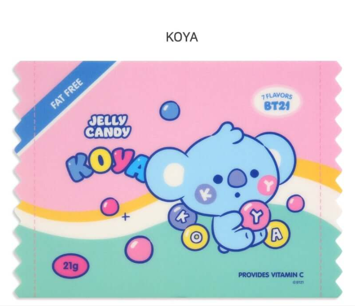 BT21 JELLY CANDY MOUSE PAD