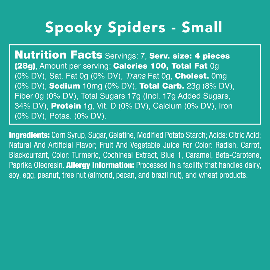 Candy Club Spooky Spiders - *HALLOWEEN COLLECTION* - COKOYAM