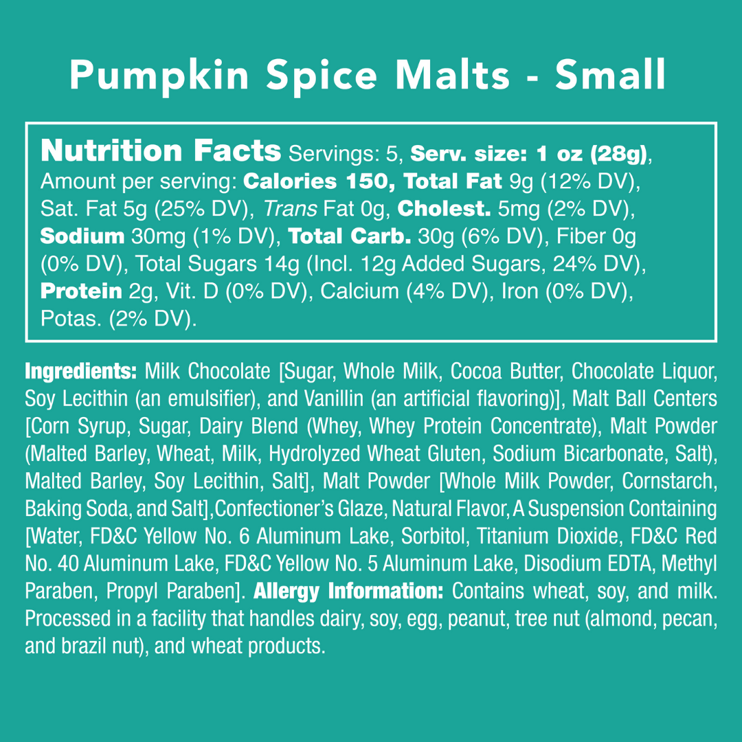 Candy Club Pumpkin Spice Malts - COKOYAM