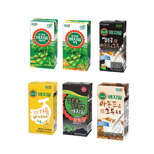 DR.CHUNG'S FOOD VEGEMIL Soy Milk Sampler (190mlX6) - COKOYAM