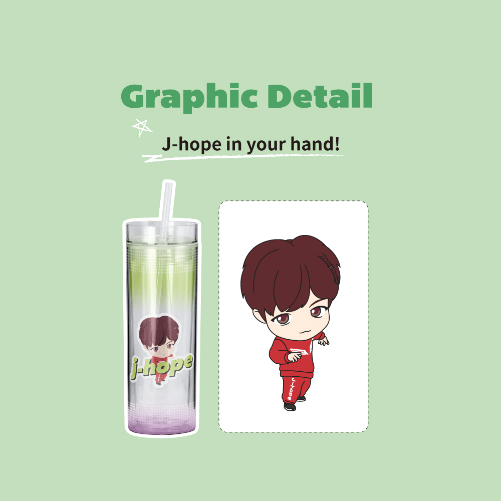 BTS TinyTAN Double Ice Tumbler - J-HOPE - COKOYAM