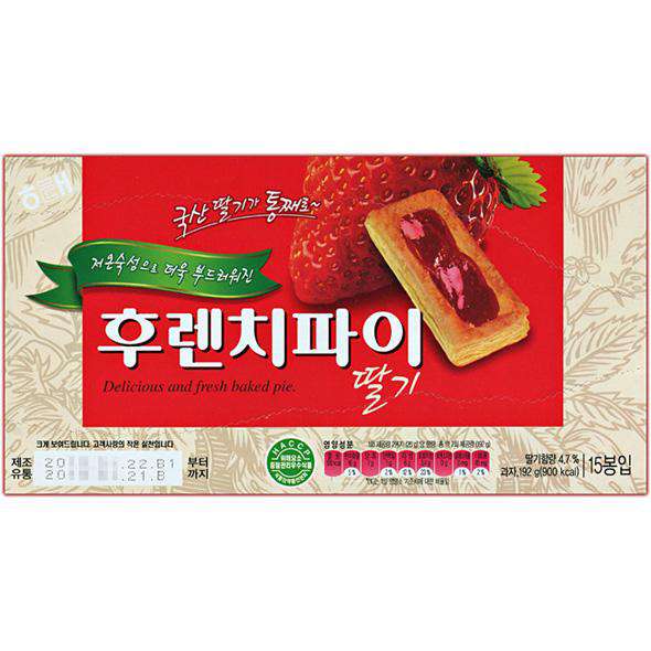 HaiTai French Pie Strawberry Biscuit (192g) - CoKoYam
