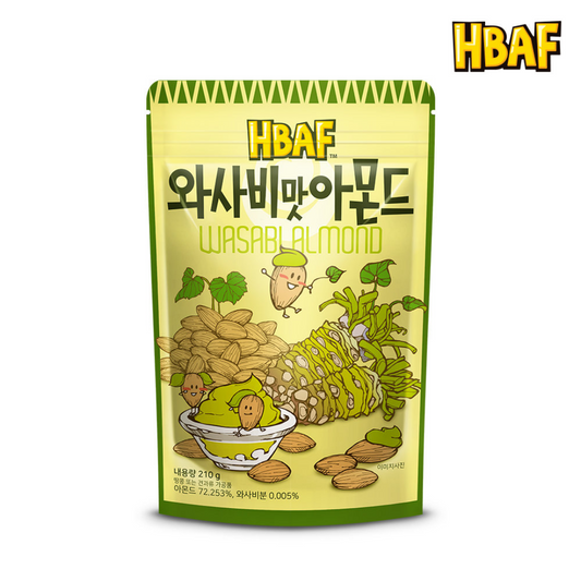 HBAF Wasabi Almond (210g) - COKOYAM