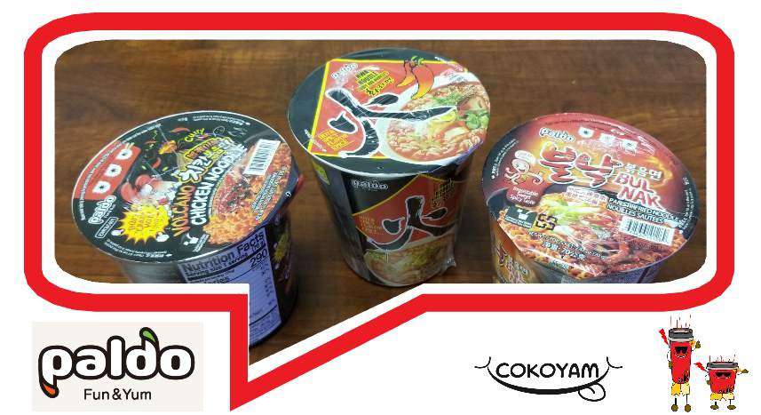 Paldo Small Cup Spicy Hwa Ramen Spicy (65gx2Cups) - CoKoYam