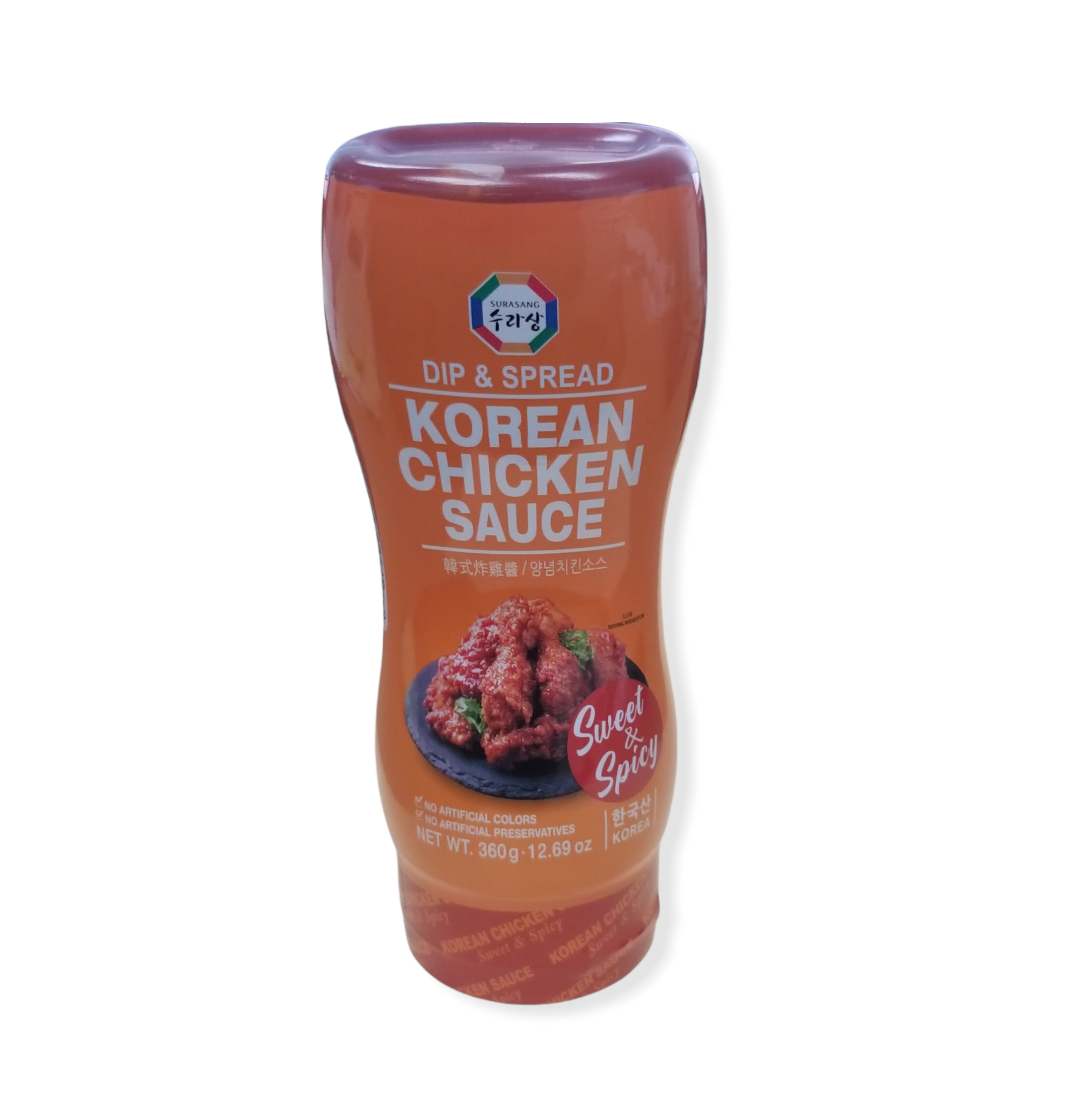 Samjin Surasang Korean Chicken Sauce Sweet & Spicy (360g) - COKOYAM