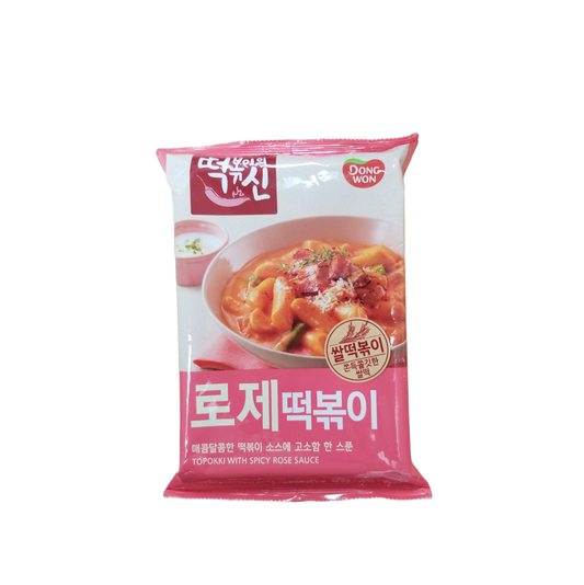 DONGWON Rose Topokki Pouch Pack (God of Tteokbokki) (360g) - Tteokbokki - COKOYAM
