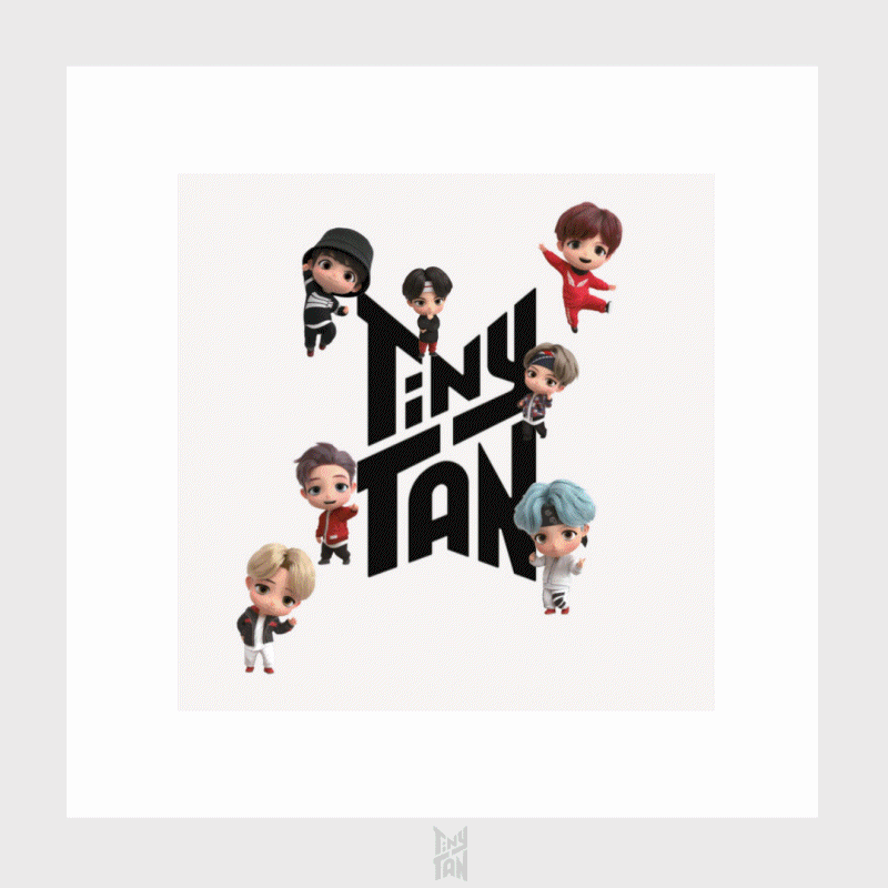 BTS Tiny Tan Character Plush Keyring - RM - COKOYAM