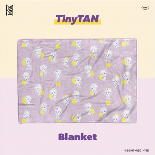 BTS TinyTAN Official Licensed Blanket - Dotted - COKOYAM