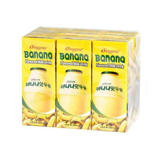 Binggrae Banana Milk (200ml x 6pack) - CoKoYam