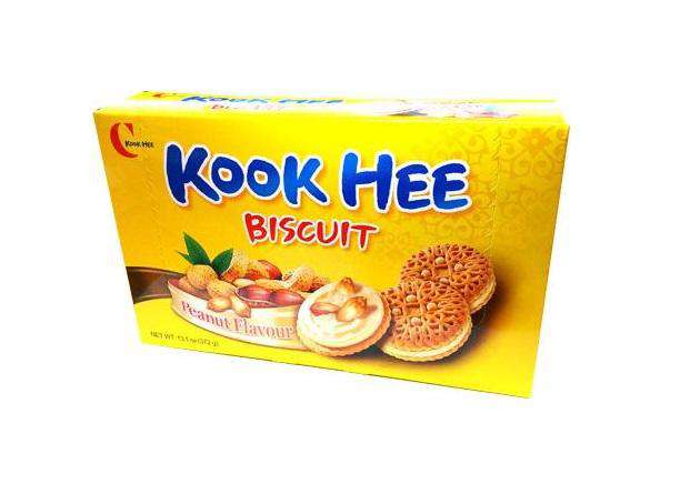 Crown Kookhee Peanut Flavor Biscuit (372g) - CoKoYam