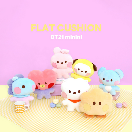 BT21 Minimi Flat Cushion - COKOYAM