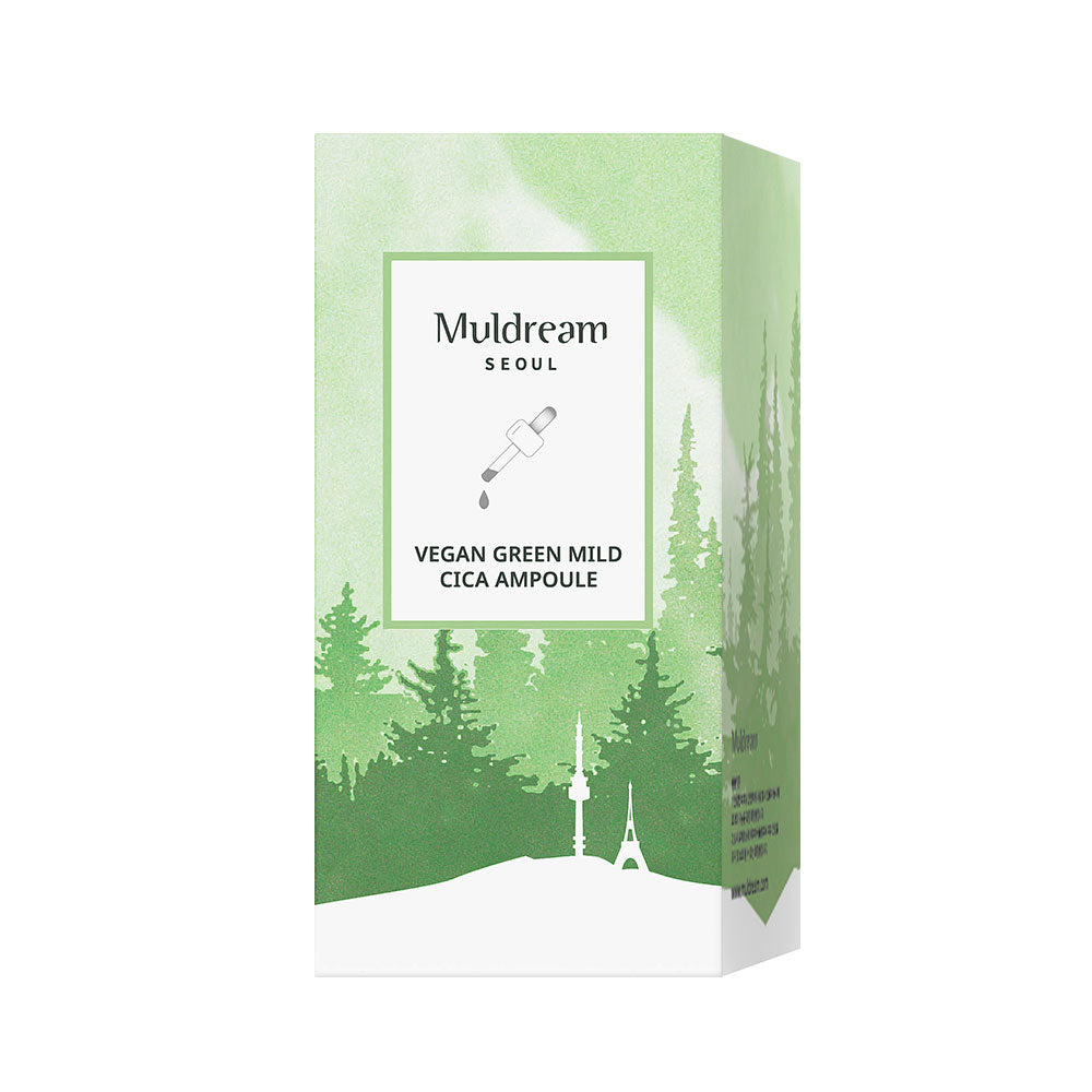 Muldream Vegan Green Mild CICA Ampoule (55ml) - [Discounted Item] - CoKoYam