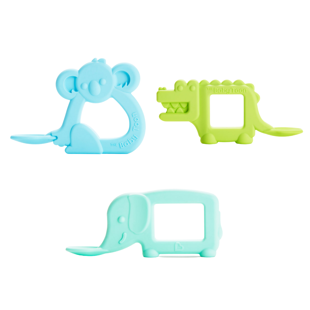 The Baby Toon™ Silicone Teething Spoon - COKOYAM