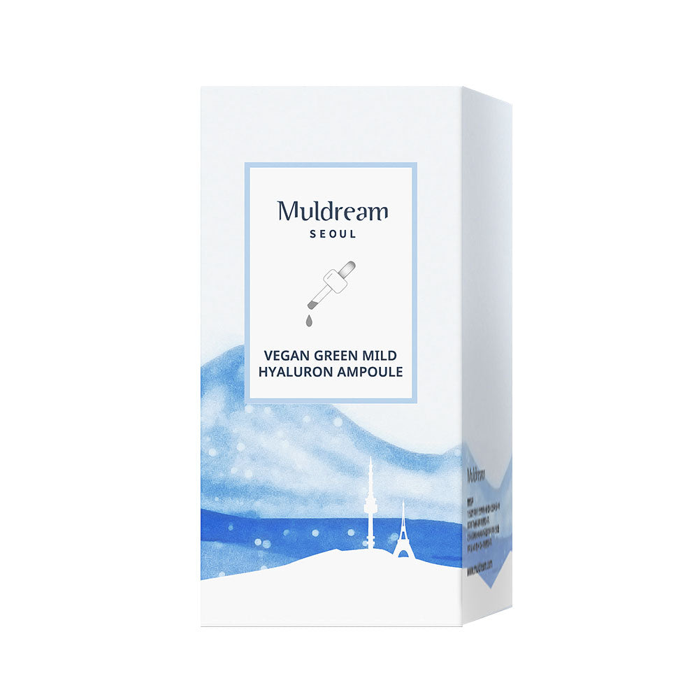 Muldream Vegan Green Mild HYALURON Ampoule (55ml) - [Discounted Item] - CoKoYam