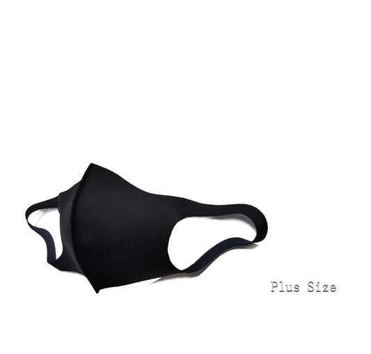 Dr. Argen Aerosilver Plus Size Black Washable Face Mask (5 EA/PK)-[Discounted Item] - CoKoYam