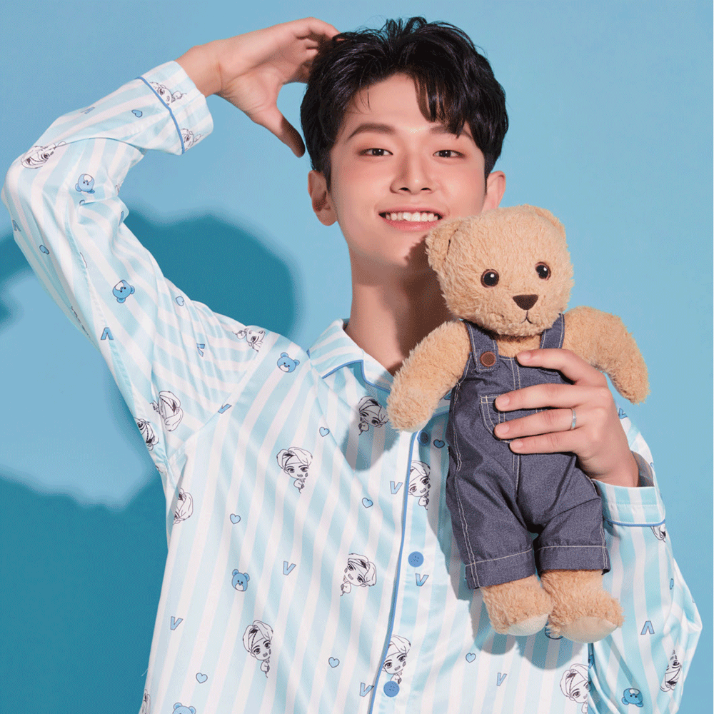TinyTAN Official Licensed Peek-A-Boo Pajama by TIYP - V - COKOYAM