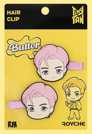 BTS TinyTan BUTTER PIN CLIP (Pair)