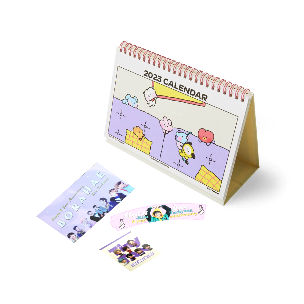 BT21 2023 MININI Desk Calendar [Pre-Order]