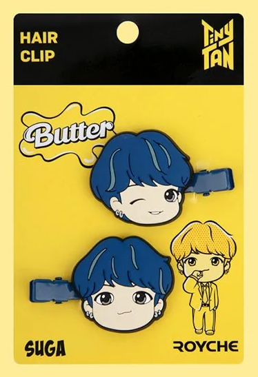 BTS TinyTan BUTTER PIN CLIP (Pair)