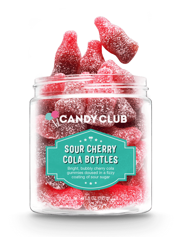 Candy Club Sour Cherry Cola Bottles - CoKoYam