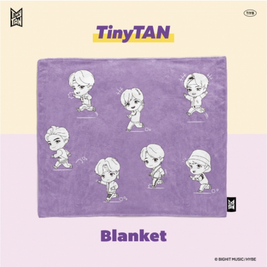 BTS TinyTAN Official Licensed Blanket - Cheers - COKOYAM