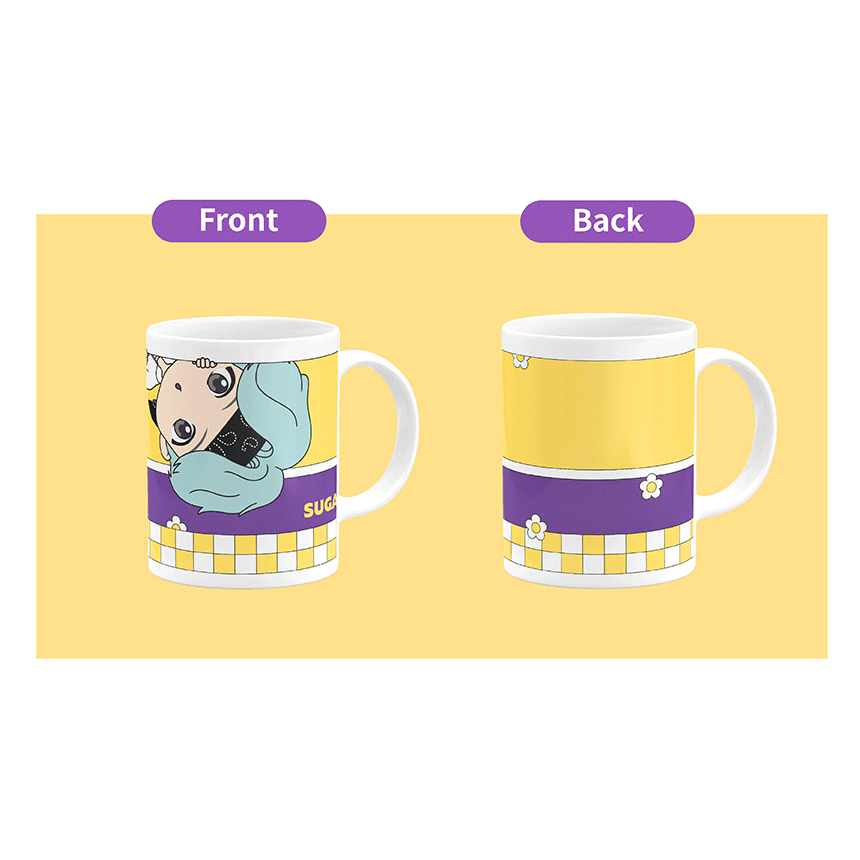 BTS TinyTAN Peek A Boo Mug Cup - Suga - COKOYAM