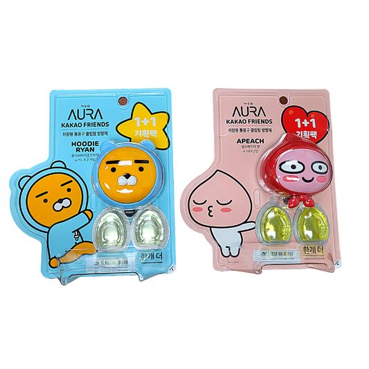 AURA x KAKAO FREINDS Car Freshener Hoodie Ryan & Apeach - COKOYAM