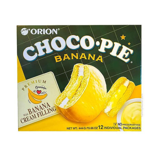 ORION Banana Choco Pie (444g) - COKOYAM