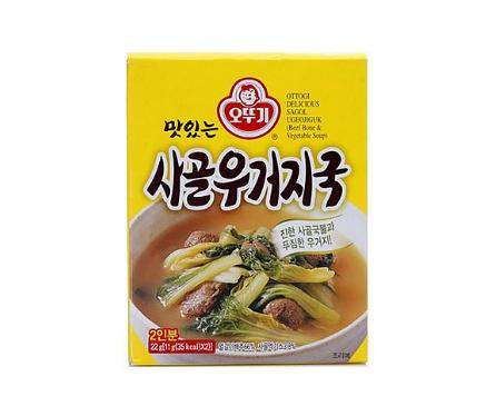 Ottogi Soup with Beef Bone & Vegetable Mix (22g) - CoKoYam