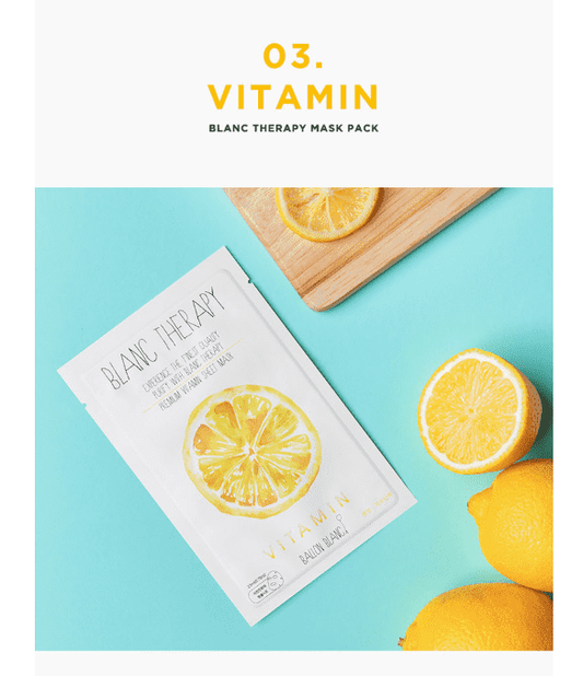 Ballon Blanc Therapy Vitamin Sheet Mask - CoKoYam