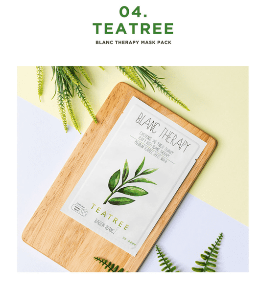 Ballon Blanc Therapy Tea Tree Sheet Mask - CoKoYam