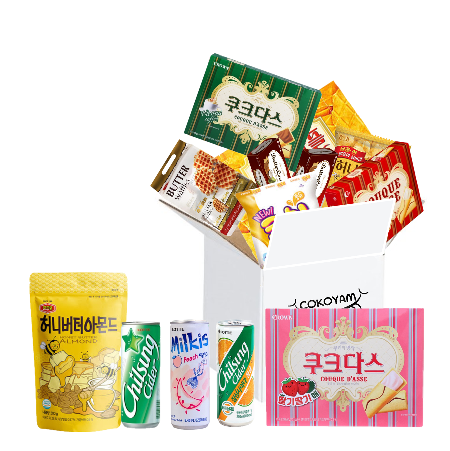 COKOYAM 2021 New BTS Care Korean Special Snack Gift Box (3 Options) - [Discounted Item] - COKOYAM