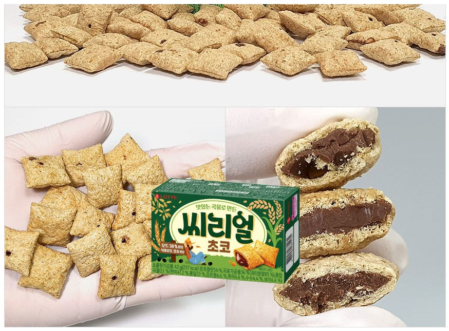 Lotte Cereal Oat Filled Choco (42g) - COKOYAM