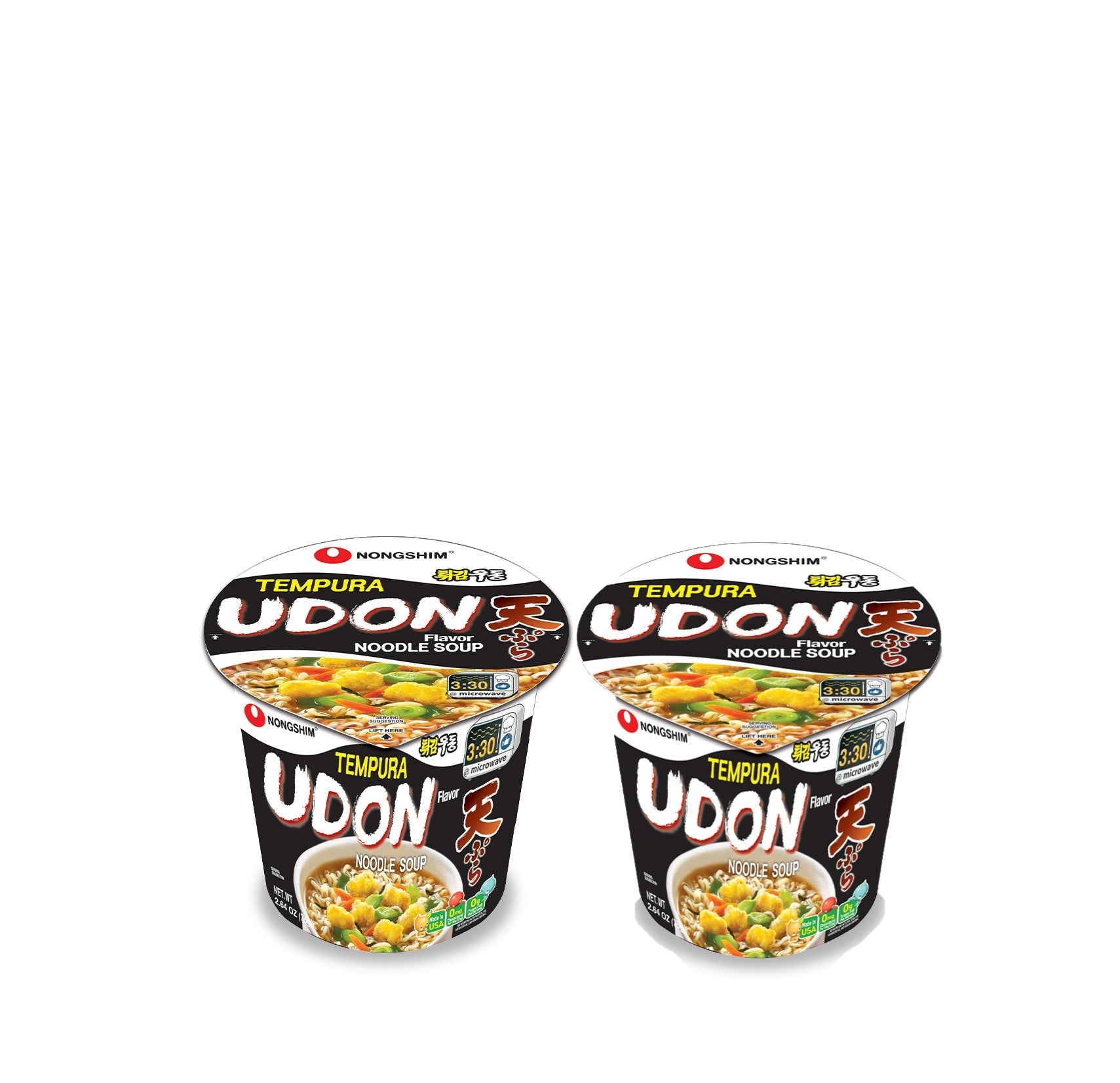 Nongshim Tempura Udon Cup (75gx2Cups) - Maximum order: 6 - CoKoYam