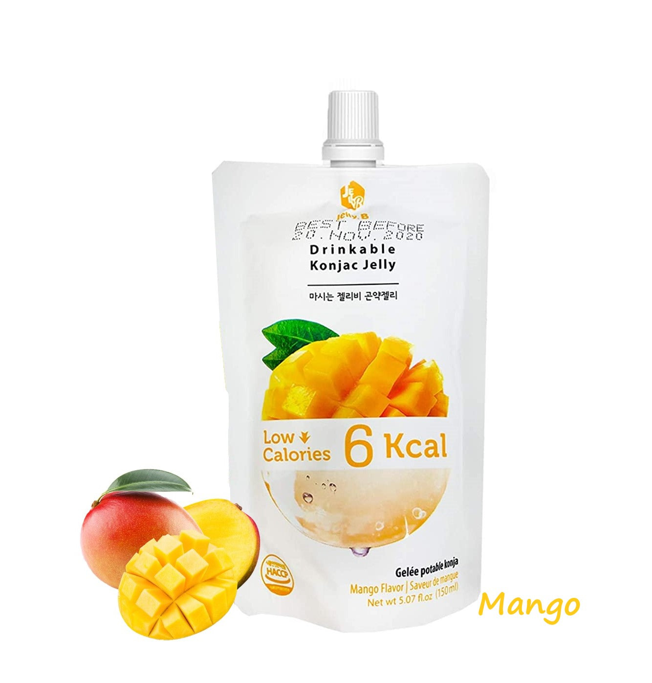 Jayone Jelly B Drinkable Konjac Jelly Mango 150ml - CoKoYam