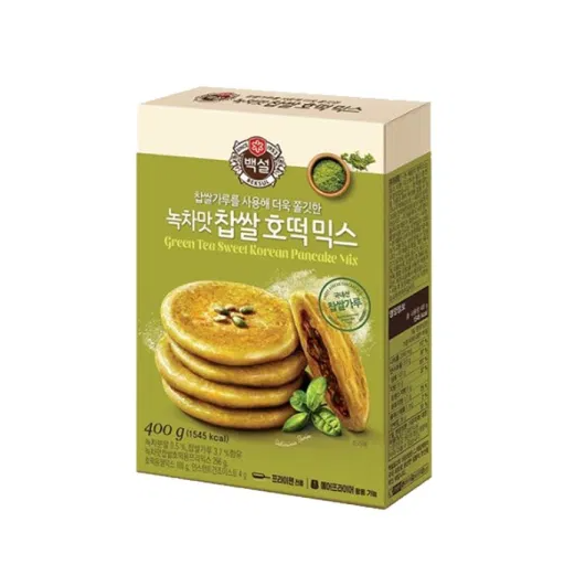 CJ BEKSUL Sweet Ho Tteok Mix (400g)- Original, Green Tea - COKOYAM