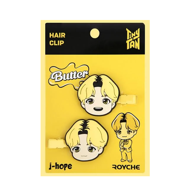 BTS TinyTan BUTTER PIN CLIP (Pair)