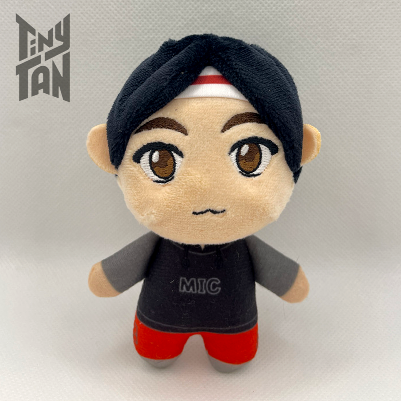 BTS Tiny Tan Character Plush Keyring - Jin - COKOYAM