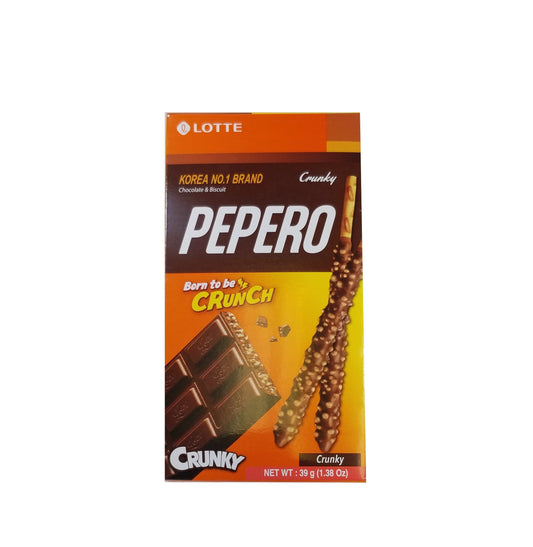 Lotte Pepero Crunky Cookie (39g) - CoKoYam