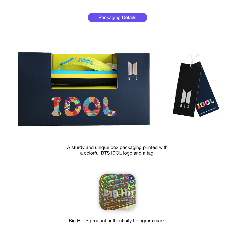 BTS Idol Series Flip-Flops - Libra - COKOYAM